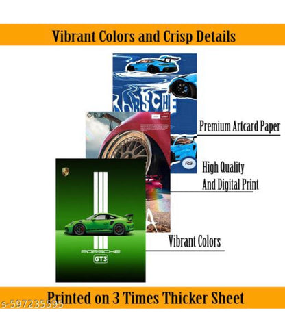 Car wall posters for room decoration 24pcs (4x6inch)